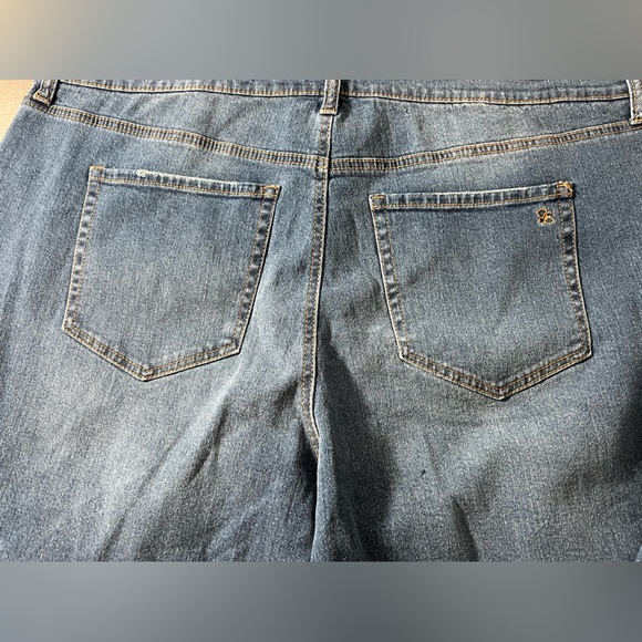 Jessica Simpson Mika Best Friend Slouchy Skinny boyfriend denim jeans 18W - Picture 9 of 12